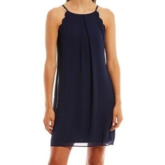 NWT Navy Dress, I.N. San Francisco. Size: Small - Picture 2 of 7